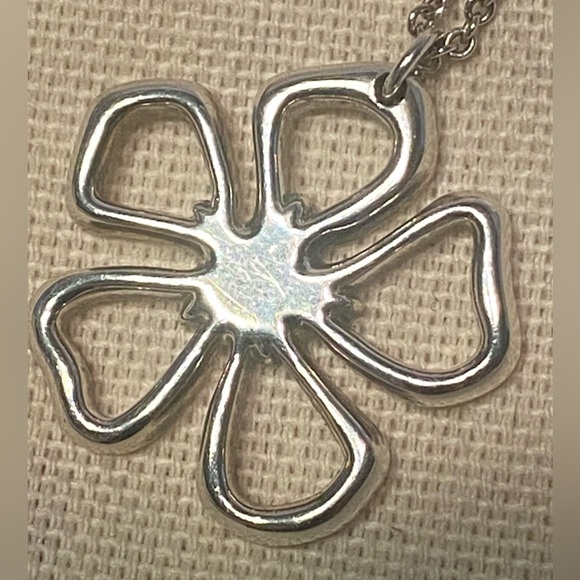 Tiffany & Co Hibiscus Sterling Silver Pendant Necklace - Picture 5 of 8